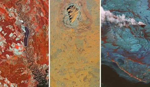 Çöl ve havalimanlarının duvar kağıdı olmaya uygun uydu fotoğrafları Tumblr’da toplandı