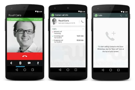 WhatsApp’ın sesli arama özelliği böyle gözükebilir