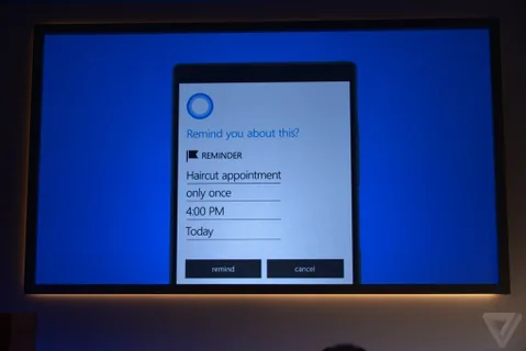 Microsoft Cortana’nın Windows 10 versiyonunu görücüye çıkardı