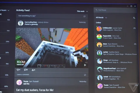 Microsoft Windows 10 için Xbox uygulamasını Game DVR özelliğiyle sunuyor
