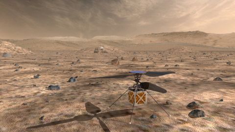 NASA Mars’ta görev yapacak bir insansız hava aracını test ediyor