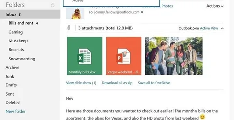Outlook.com’a OneDrive’a kaydetme işlevi eklendi