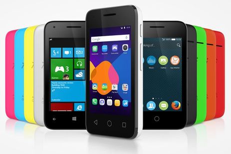 Alcatel Pixi telefonları Windows Phone, Android veya Firefox OS çalıştırabiliyor