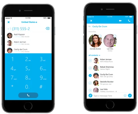 iPhone için Skype 5.9 ile akıllı tuşlama ekleniyor, sürüm öncesi program çıkıyor