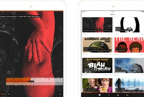 SoundCloud iPad uygulamasının tasarımı yenilendi