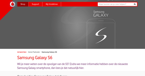 Vodafone Hollanda Samsung Galaxy S6 ve Galaxy S Edge’in yerlerini hazırladı