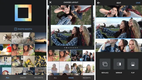 Instagram Layout ile kolaj fotoğraf oluşturma işine el attı