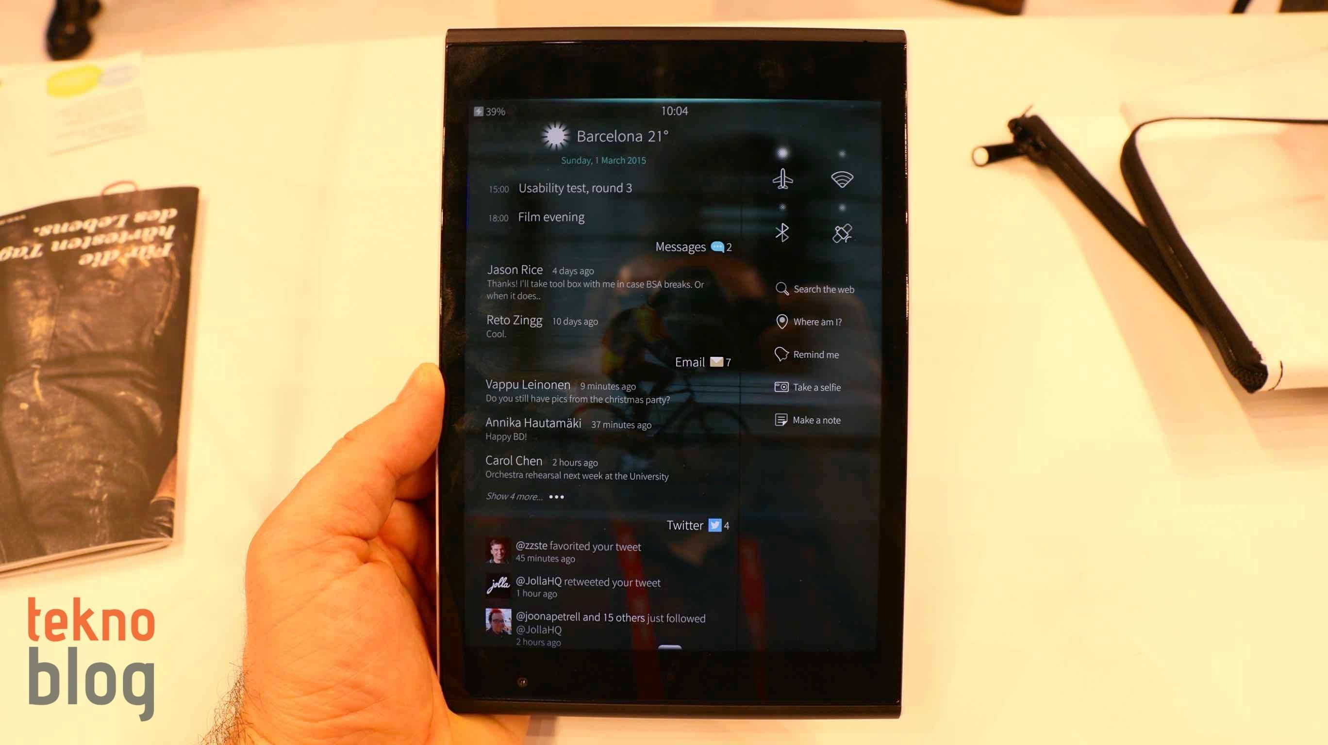 Jolla Tablet Ön İnceleme