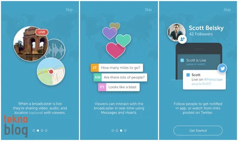 Periscope’un sadece takipçi modu yabancıların canlı yayınızı trollemesini engelleyecek