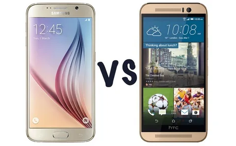 Samsung Galaxy S6 ve HTC One M9 karşı karşıya