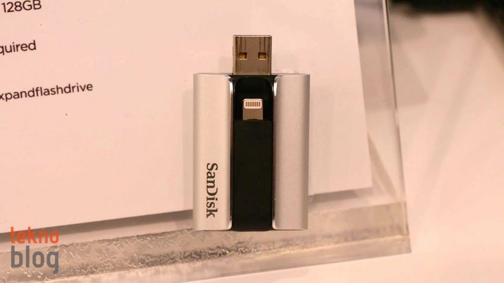 SanDisk 128 GB iXpand flaş bellek ile iPhone ve iPad’e ek depolama alanı