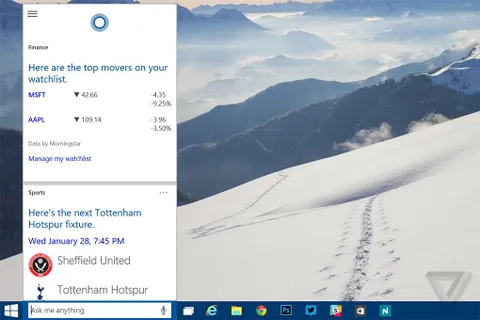Windows 10’un yeni ön izleme sürümü Spartan olmadan yayınlandı