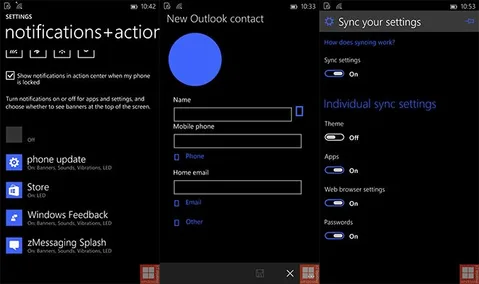 Sızan Windows 10 ekran görüntüleri telefonlar için LED bildirim desteğini ortaya çıkardı