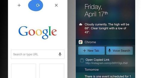 Chrome iOS uygulamasına yeni dokunmatik hareketler ve görsel bileşen