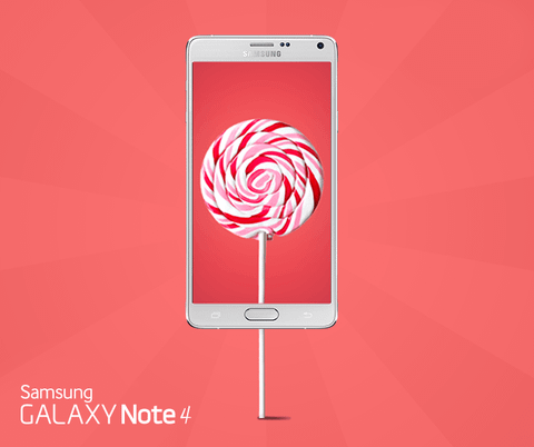 Türkiye’deki Samsung Galaxy Note 4’ler için Android 5.0 Lollipop güncellemesi geldi