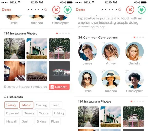 Tinder profilinize Instagram fotoğraflarınızı ekleyebilirsiniz