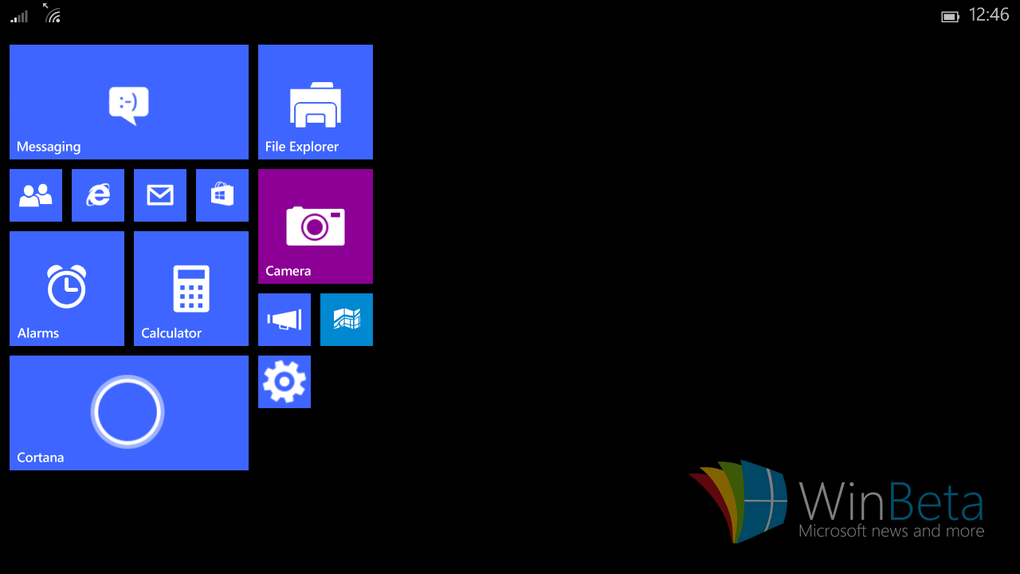 Windows 10 küçük ekranlı tabletlerde Windows Phone gibi çalışıyor
