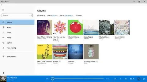 Microsoft Windows 10’un yeni Müzik ve Video uygulamalarının ön gösterimlerini yapıyor