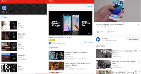 Yenilenen YouTube iOS uygulamasına ait olduğu söylenen ekran görüntüleri ortaya çıktı