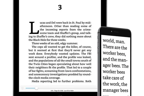 Amazon Kindle iPhone uygulamasında harf karakterini ve tasarımı iyileştirdi