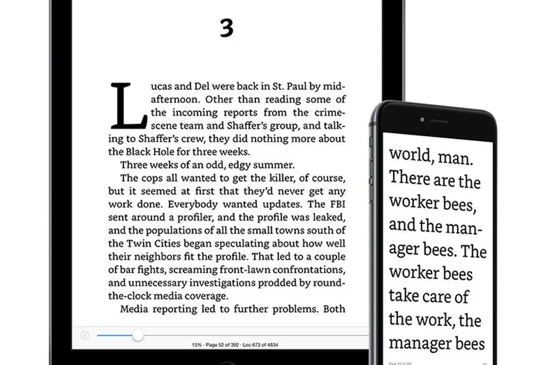 Amazon Kindle iPhone uygulamasında harf karakterini ve tasarımı iyileştirdi