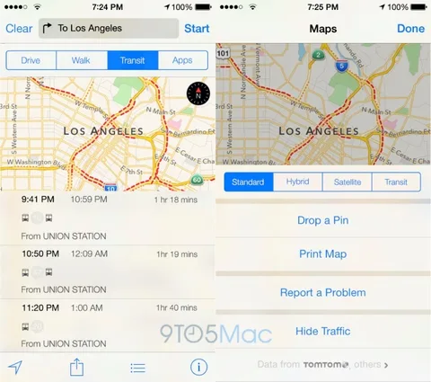 iOS 9 ile Apple Haritalar’a toplu taşıma bilgileri eklenebilir