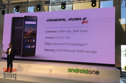 İşte Türkiye’nin yeni Android One telefonu: General Mobile 4G