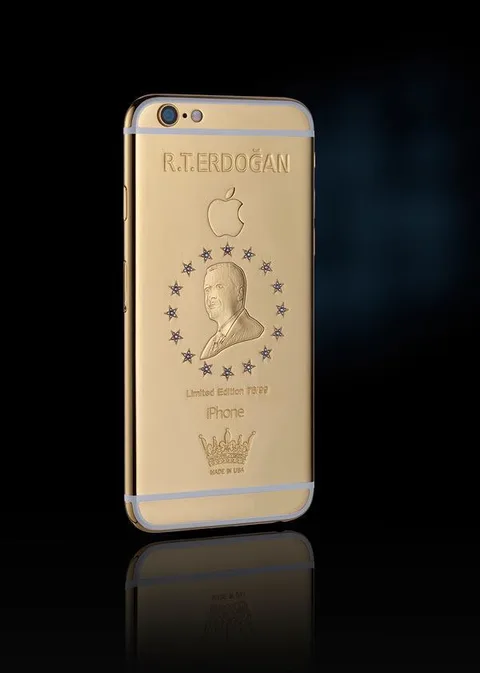 Kim Recep Tayyip Erdoğan’a özel altın kaplamalı iPhone 6 ve iPhone 6 Plus ister?