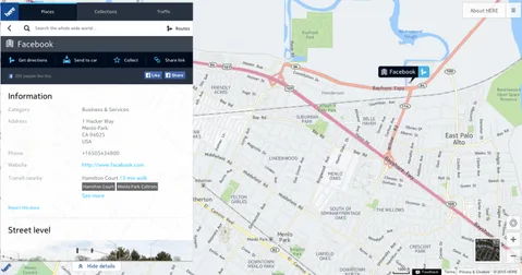 Facebook Nokia’nın Here haritalarını kullanmaya başladı