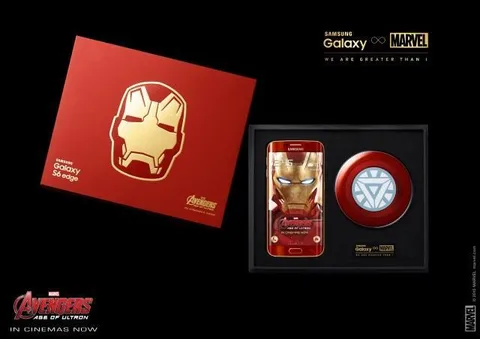 Iron Man temalı Samsung Galaxy S6 edge resmiyet kazandı