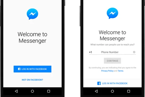 Facebook Messenger’a kayıt olmak için artık bir Facebook hesabı gerekmiyor