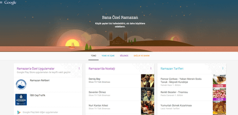 Google “Bana Özel Ramazan” sayfası ile kutsal ay için önerilerde bulunuyor