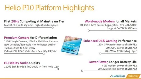 MediaTek Helio P10 ile sekiz çekirdek ve LTE Cat.6 desteği orta segmente gelecek