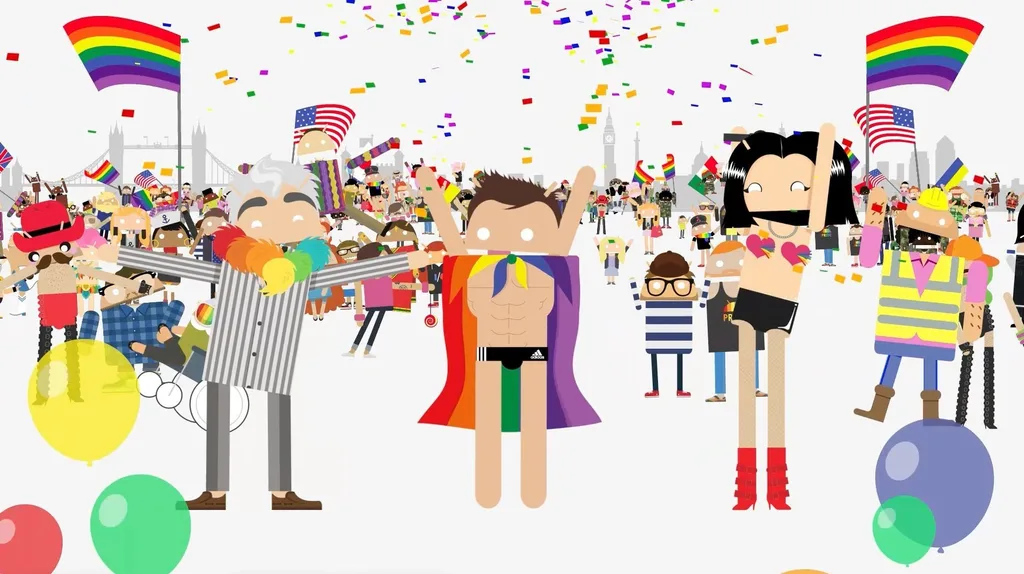 Google Androidify eşliğinde sanal onur yürüyüşü düzenliyor