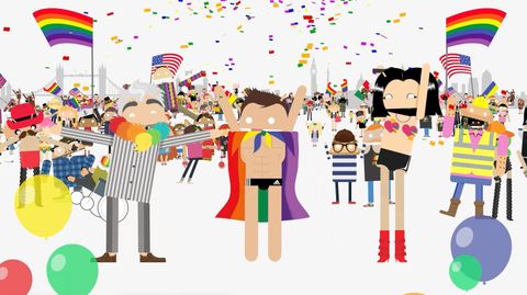 Google Androidify eşliğinde sanal onur yürüyüşü düzenliyor