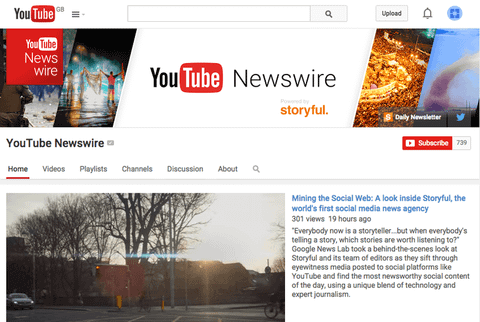 Google YouTube Newswire ile flaş haberleri görgü tanıklarının çektikleriyle aktaracak