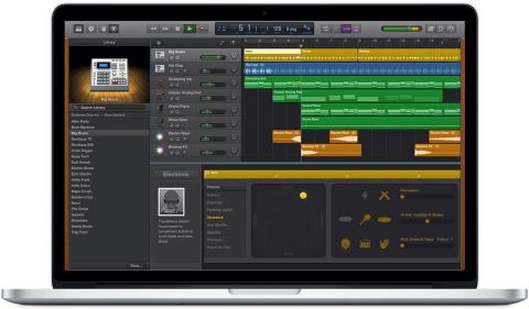 Apple GarageBand melodilerin kontrolü için trackpad basıncından faydalanacak