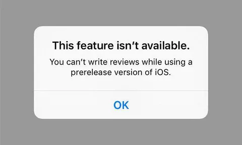Apple iOS 9’un beta sürümünü kullananların App Store’da yorum yazmasını engelliyor