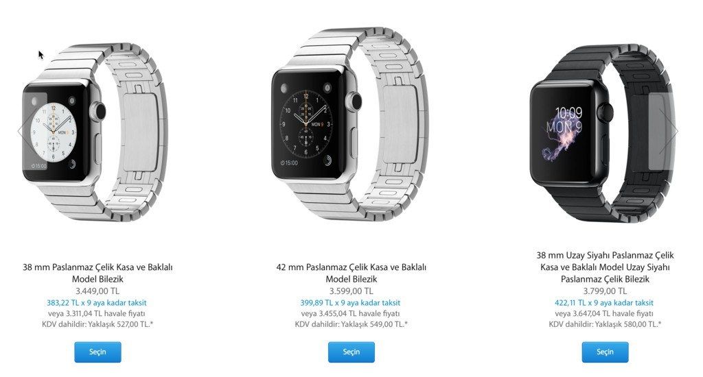 apple watch kayışları