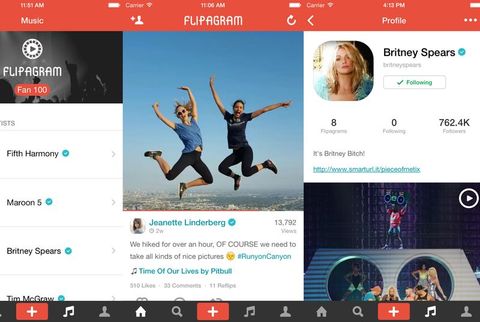 Flipagram kısa fotoğraf ve video hikayelerini gerçek şarkılarla süsleyecek