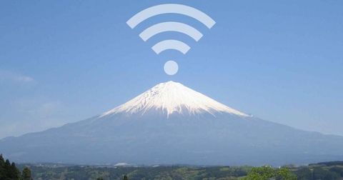 Fuji Dağı’nda 3 ay boyunca ücretsiz Wi-Fi erişimi sağlanacak