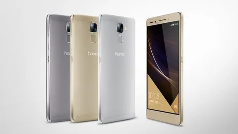 Huawei Honor 7 tanıtıldı: Metal gövde, parmak izi okuyucusu, 20 megapiksel kamera