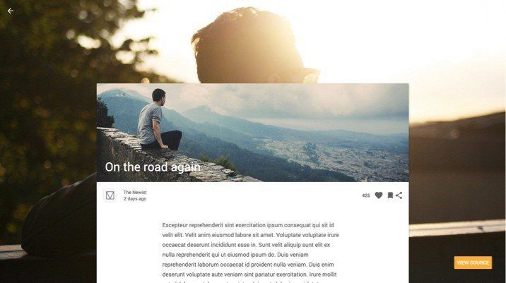 Material Design Lite ile Google’ın tasarım dili web sitelerine gelecek
