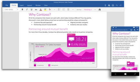 Microsoft Office Windows 10 uygulamalarının ön izleme dönemi bitti