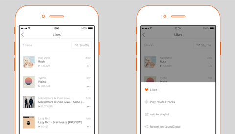 SoundCloud iOS uygulamasında yeni müzikler daha kolay keşfedilecek