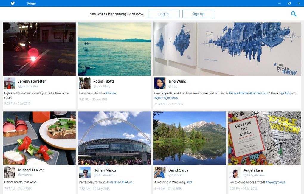 Twitter Windows 10 ile yeni bir görünüm kazanıyor