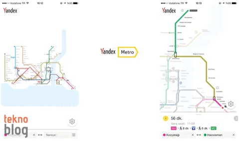 Yandex.Metro: Ulaşımınızın her adımını planlayın