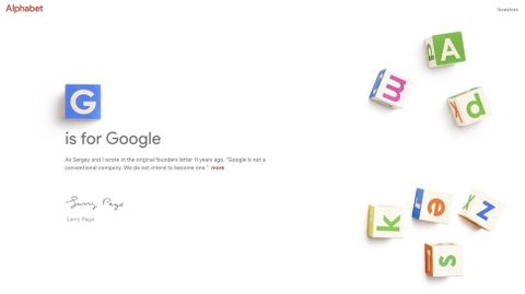 Google yeniden yapılanıyor, Alphabet oluyor