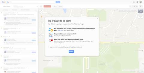 Google Map Maker 50’nin üstünde ülkede yeniden yayında