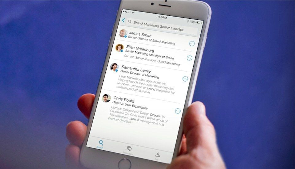 LinkedIn Lookup ile aradığınız yeteneklere sahip çalışma arkadaşları bulmanızı sağlıyor